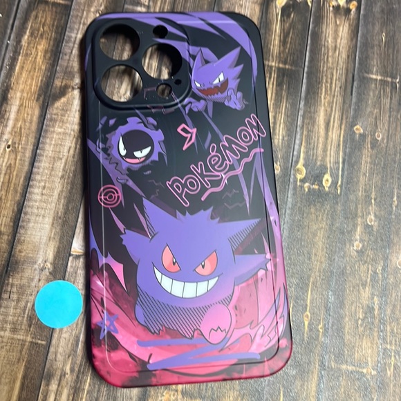 5for$10 iPhone 13 Pro Pokémon Ghost Type Phone Case - NWT Gastly - Picture 1 of 4